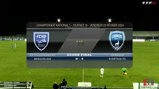 Foot  FCVB vs NIORT FC  02022024 [upl. by Ydiarf]