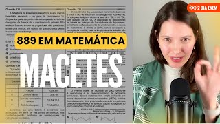 😱 MACETES para GABARITAR o ENEM Matemática e Naturezas TRI pegadinhas e terminar no tempo [upl. by Wanyen]