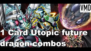 1 Card Number F0 Utopic Draco Future COMBOS Ft NIBIRU amp Dragoon TimeThief engineYuGiOh Kings Court [upl. by Dimitri]