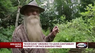 River Dave ordered to leave Canterbury property [upl. by Meehahs198]