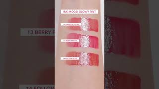 Peripera 💗 Peritage collection Ink Mood Glowy Tint NEW COLORS  Lip swatch [upl. by Okemak991]