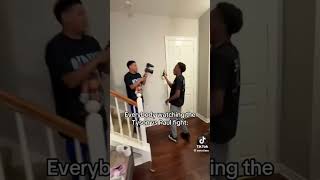 Dude destroys TV after Tyson vs Paul…MikeTysonPaulMustvebettedagrip [upl. by Erl510]