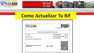 Cómo actualizar y descargar tu Rif 2024 [upl. by Emmerie]