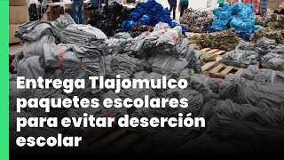 Entrega Tlajomulco paquetes escolares para evitar deserción escolar  Jalisco Noticias [upl. by Pamela]