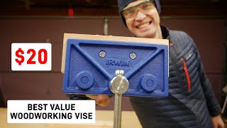 Irwin Vise Install and Dog Hole Workbench Upgrade [upl. by Innavoeg]