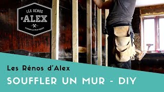 Comment souffler  installer un mur intérieur  DIY [upl. by Novello136]