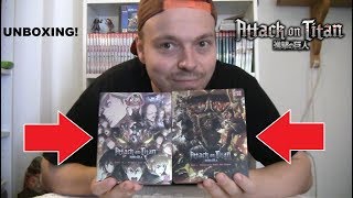 UNBOXING Attack on Titan FILM 1 amp 2 im Steelcase mit EXTRAS [upl. by Adnawad916]