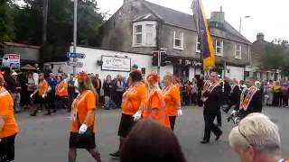 Ayrshire Orange Walk 2012  Kilwinning 14 [upl. by Elleinod555]