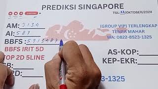 PREDIKSI SGP 23 OKTOBER 2024   RUMUS SGPSGP HARI INI   BOCORAN TOGEL SINGAPURA HARI INI [upl. by Enilada]