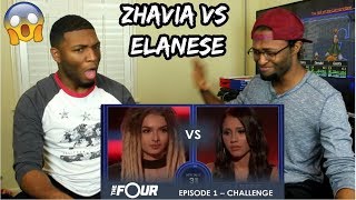 Zhavia vs Elanese They Fight For Their Future in CRAZY Showdown  S1E1  The Four REACTION [upl. by Tarttan574]