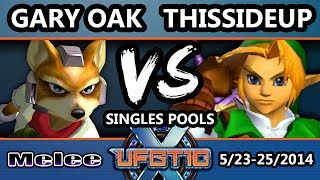 UFGTX  ThisSideUp11 Link Vs Gary Oak Fox Marth SSBM Pools  Smash Melee [upl. by Manolo]