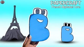 Papercraft French Alphabet Lore Create the Letter Β easily [upl. by Aikkan]