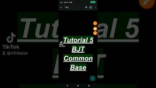 Tutorial 5 BJT common base [upl. by Humph]