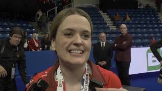 Media Scrum  Gold Medal  2024 BKT World Womens Curling [upl. by Meredith]