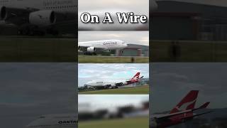 Two Birds On A Wire😢  Qantas 747 And A380 aviation sad shorts boeing airbus 747 a380 [upl. by Ainesey]