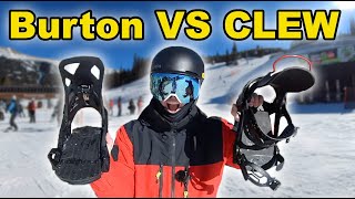 Burton Step On Bindings VS CLEW Snowboard Bindings [upl. by Menell]