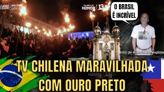 Repórter Chileno Maravilhado “ Só O Brasil Pode Proporcionar Isso” [upl. by Lindgren]