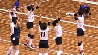 JOC杯【女子】 岐阜選抜が優勝候補 大阪北に勝利 グループ戦 第3セット 都道府県対抗中学バレーボール大会 [upl. by Ludmilla]