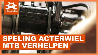 Speling achterwiel MTB verhelpen [upl. by Kired]