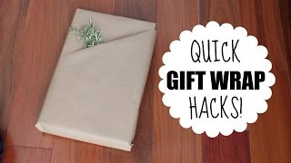 Quick Gift Wrap Hacks [upl. by Earesed]