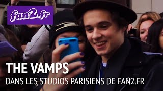 The Vamps à Paris dans les studios de fan2fr [upl. by Castillo]