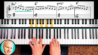 Jazz Piano in 20 Minutes Beginner Lesson [upl. by Wootan]