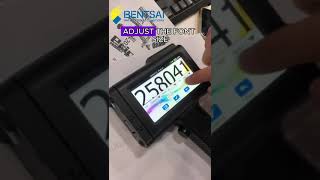 Tailored made demo for customer  print variable 2D codes SN GTIN numbers using Bentsai B3 [upl. by Lowndes]