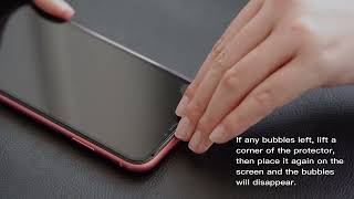 JETech Full Coverage Screen Protector Installation for iPhone [upl. by Knarf335]