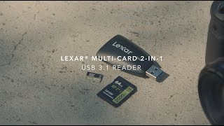 Lexar® MultiCard 2in1 USB 31 Reader [upl. by Lashoh816]