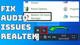 FIX Realtek HD Audio Manager Windows 10 not showing [upl. by Ariak824]