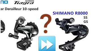 Shimano Ultegra r8000 rear derailleur review tiagra 4700 comparison upgrade [upl. by Katine]