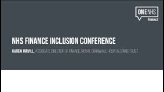 NHS Finance Inclusion Conference  Disabilities  November 2023 [upl. by Atina]