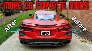 C8 Corvette EASY tail light modification LOOKS FANTASTIC [upl. by Verla]