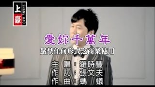 羅時豐愛妳千萬年官方KTV版 [upl. by Alyhs]