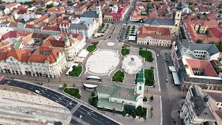 ORADEA  ROMANIA 2024  quot UNION SQUAREquot quotCITY HALLquot quotQUEEN MARIA THEATERquot [upl. by Sholes]