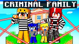 Having a CRIMINAL FAMILY in Minecraft with My GIRLFRIEND BULLY [upl. by Yregram928]