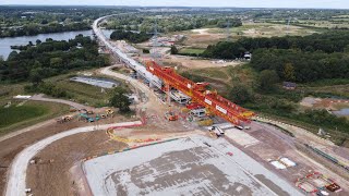 HS2 Construction  Colne Valley Viaduct  August 2024 [upl. by Oidgime]