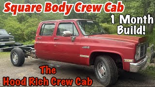 1 Month Square Body Build Can we get Our Crew Cab Ready for Power Tour [upl. by Ilana121]