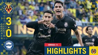 HIGHLIGHTS  VILLARREAL 30 DEPORTIVO ALAVÉS  LALIGA [upl. by Ahsim]