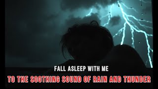 🔴 Rain Sounds for Sleeping with BLACK SCREEN  Sleep FAST with Heavy Rain [upl. by Morra]