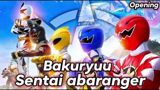 bakuryuu sentai abaranger op instrumental  nihon20005 [upl. by Amieva774]