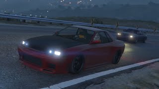 GTA 5  Touge Battle Annis Elegy Retro Custom [upl. by Aihsik]