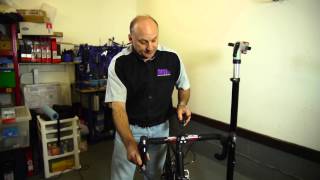 How To Tighten A Loose A Headset On A Road Bike With Steve From Bikefixers [upl. by Ssitruc448]