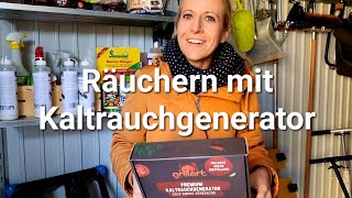 Räuchern mit Kaltrauchgenerator Rauchsalz selber machen [upl. by Dygert]