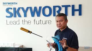 SKYWORTH TV STD6500 Unboxing Video [upl. by Dottie381]