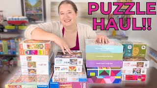 New Puzzles That Have Come Into My Collection  Jigsaw Puzzle Haul [upl. by Hajile]