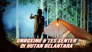 Unboxing Senter Led super terang sambil Camping  Klarus G15 v2 [upl. by Ainorev321]