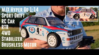 MJX  Hyper Go  114 Scale  RTR 4WD Brushless Stabilized Sport Drift RC Car [upl. by Nlyak]