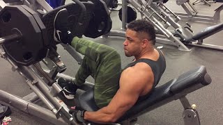 Bodybuilding Leg Workout hodgetwins [upl. by Meilen]