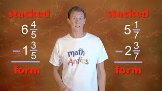 Math Antics  Subtracting Mixed Numbers [upl. by Iver]